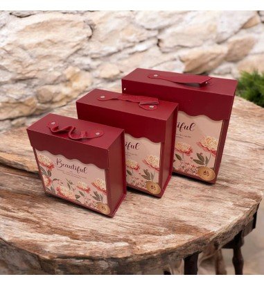 Set 3 cutii stil gentuță pentru...