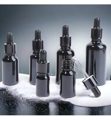 Sticluță neagră lucioasă...