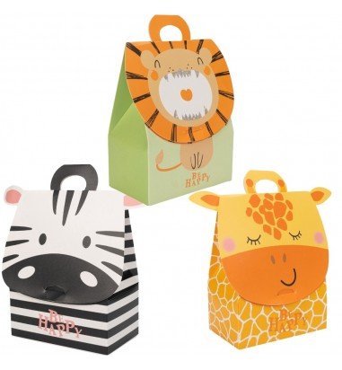 Cutie dreptunghiulară mix 3 animaluțe...