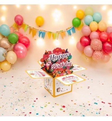 Felicitare explozivă 3D - model 4