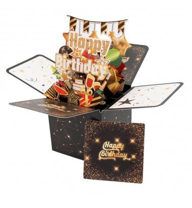 Felicitare explozivă 3D - model 2