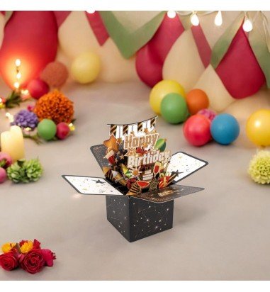 Felicitare explozivă 3D - model 2