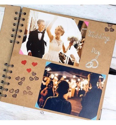 Album foto dreptunghiular cu spirală...