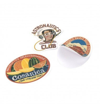 Stickere mici din hârtie - temă retro 2