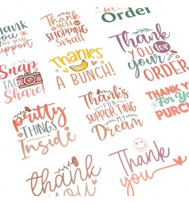 Stickere 12 modele diferite cu mesaj...