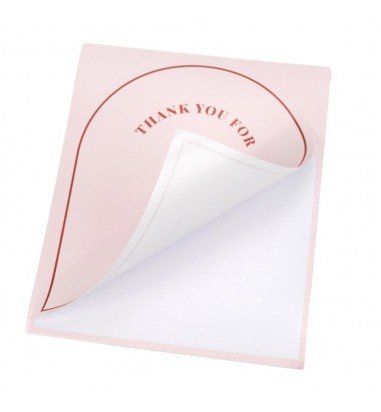 Stickere rotunde din hârtie cu mesaj...