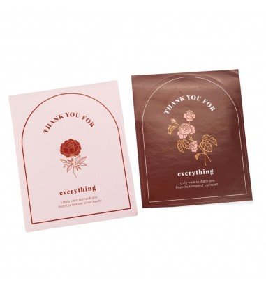 Stickere rotunde din hârtie cu mesaj...