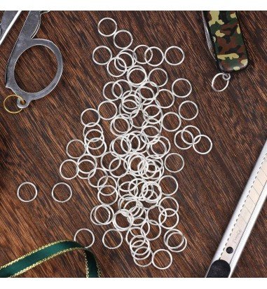 Inele simple metalice deschise -...