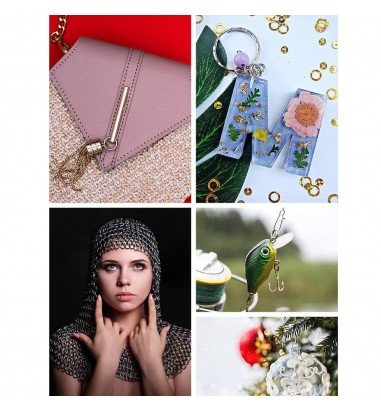 Inele simple metalice deschise -...