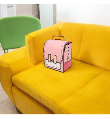 Cutie în formă de ghiozdănel cu mâner...