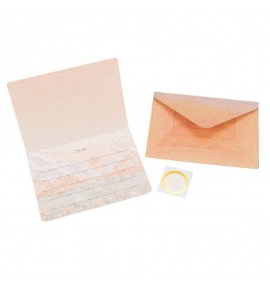 Felicitare stil pictură cu plic și...