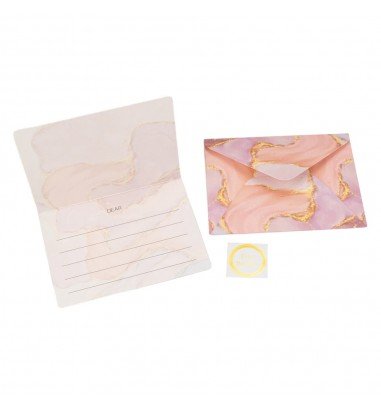 Felicitare stil pictură cu plic și...