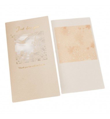 Felicitări cu fereastră model floral...