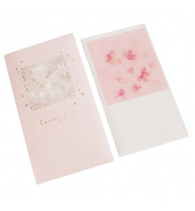 Felicitări cu fereastră model floral...