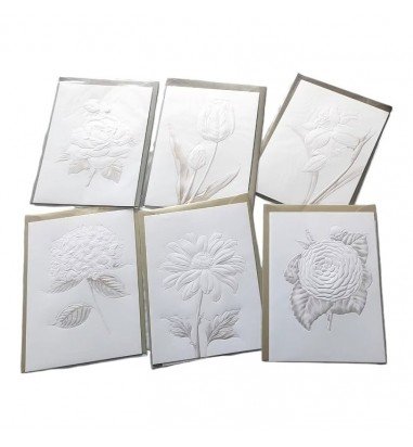 Felicitari cu model floral 3D si plic...