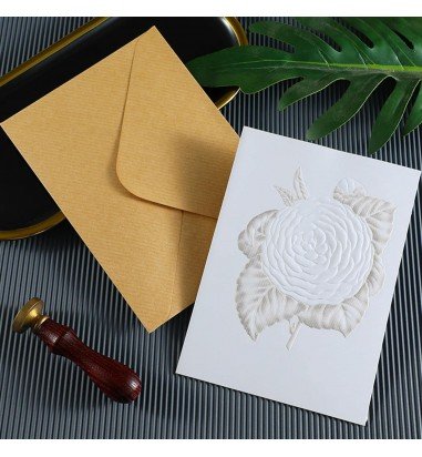 Felicitari cu model floral 3D si plic...