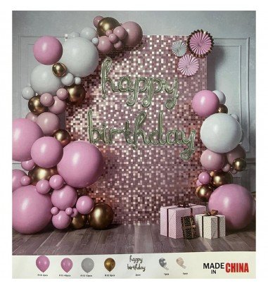 Set 70 baloane stil arcadă Happy...