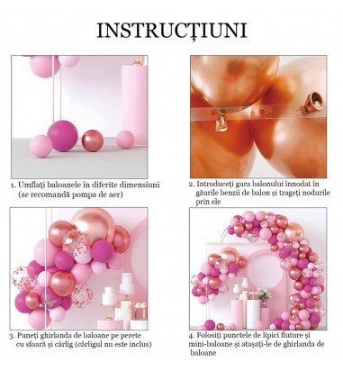 Set 70 baloane stil arcadă Happy...