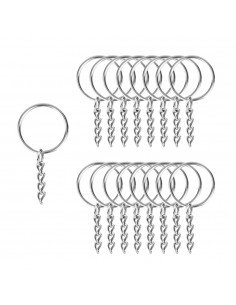 Inele breloc argintii 3cm...