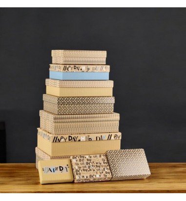 Set 10 cutii dreptunghiulare diferite...