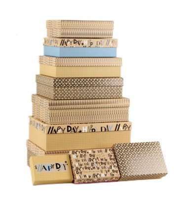 Set 10 cutii dreptunghiulare diferite...