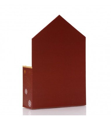 Cutie tip plic de Crăciun - model brazi