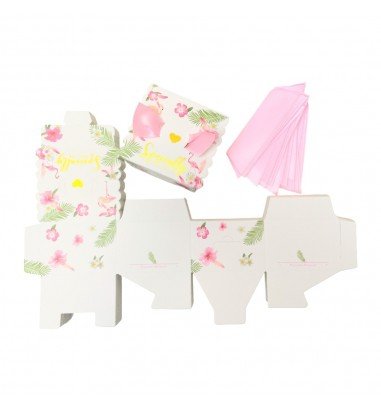 Cutie cu panglică mică - roz (set 50...