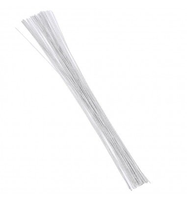 Sârmă floristică - alb (set 40 buc) -...