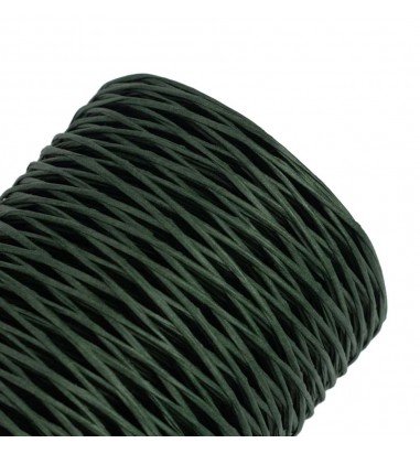 Rolă sfoară hartie 200m - verde închis