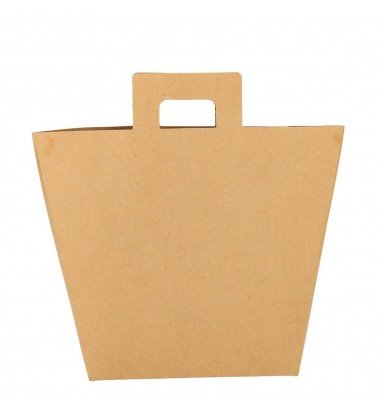 Pungă kraft cu mâner dreptunghiular...