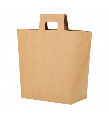 Pungă kraft cu mâner dreptunghiular...