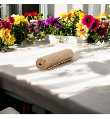 Rola iută 20cm x 2m - maro