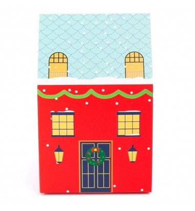 Cutie căni 3D Casa Moșului