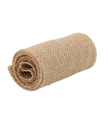 Rola iută 10cm x 1m - maro
