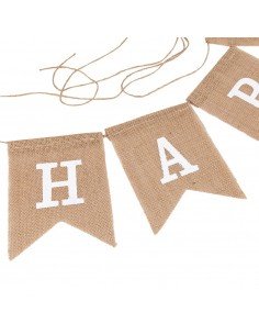 Banner iută Happy Birthday...