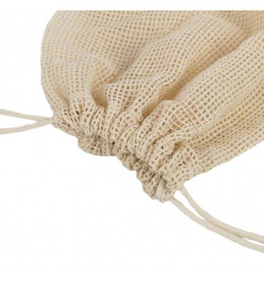 Plasă din bumbac cu închidere sfoară...
