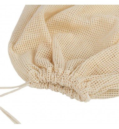 Plasă din bumbac cu închidere sfoară...