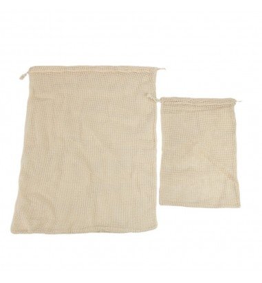 Plasă din bumbac cu închidere sfoară...