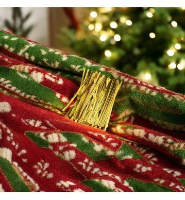 Legături plastic 10cm - auriu (set...