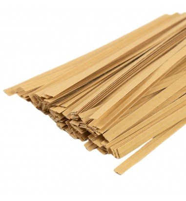 Legături hartie 9cm - kraft (set 1000...