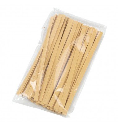 Legături hartie 9cm - kraft (set 1000...