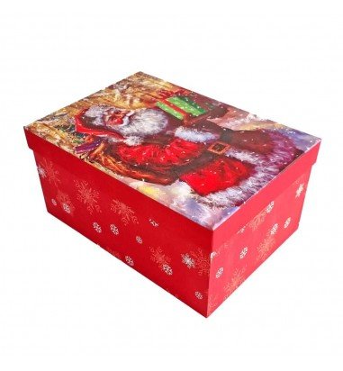 Set 10 cutii dreptunghiulare Crăciun...