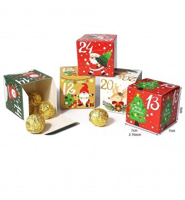 Set 24 cutii pătrate diferite pentru...