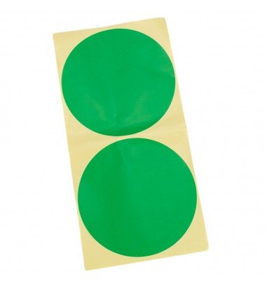 Stickere rotunde uni 10cm - verde...