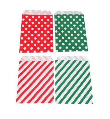 Set 24 pungi de Crăciun 4 modele cu...