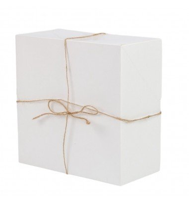 Cutie pătrată cu capac și sfoară -...