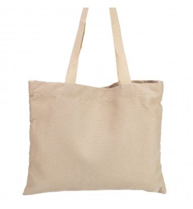 Geantă raiată cu mâner și capsă - alb...