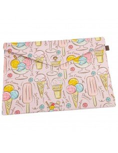 Plic textil cu capsă...