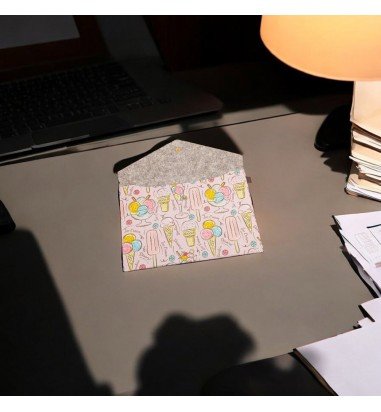 Plic textil cu capsă magnetică -...