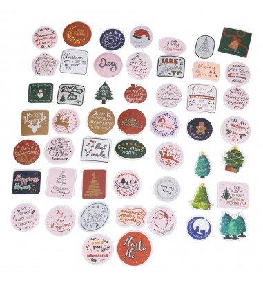 Stickere de Crăciun diferite mărimi -...